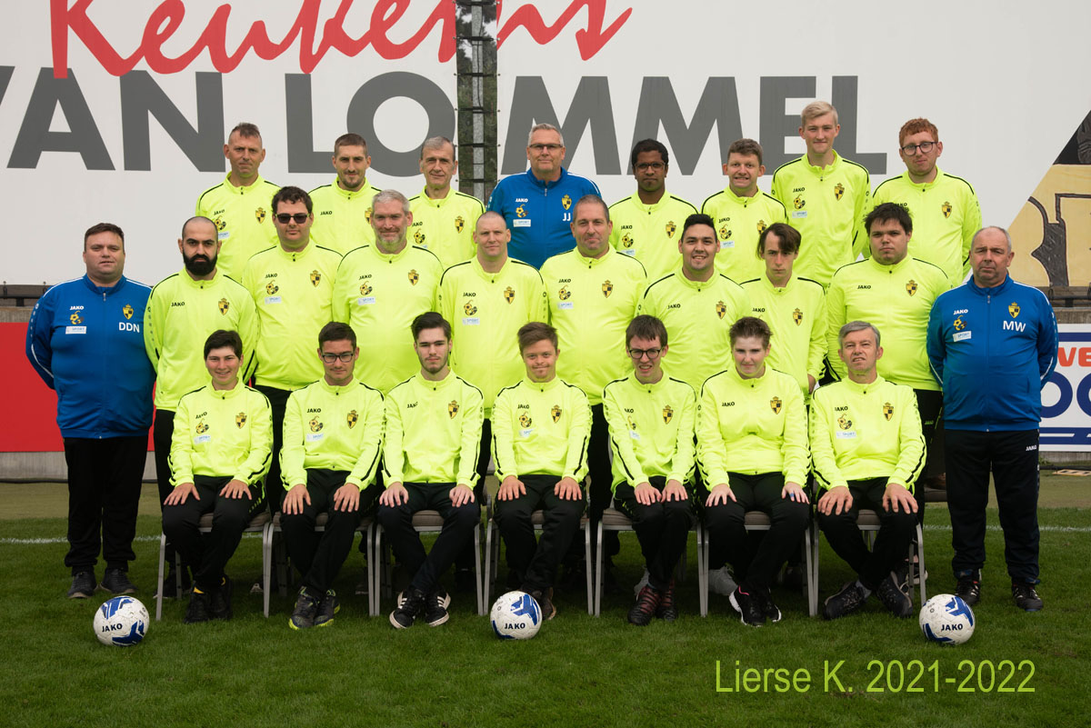 Ploegfoto Lierse K. G-team seizoen 2021-2022