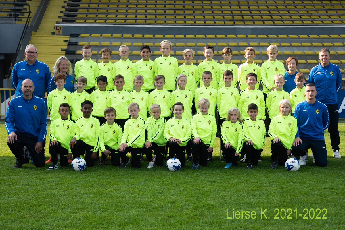 Ploegfoto Lierse K. U10 seizoen 2021-2022