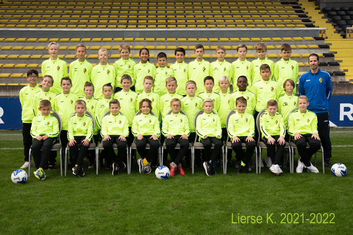 Ploegfoto Lierse K. U11 seizoen 2021-2022