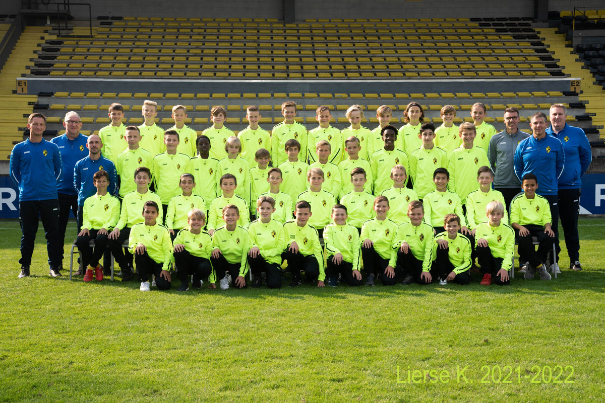 Ploegfoto Lierse K. U13 seizoen 2021-2022