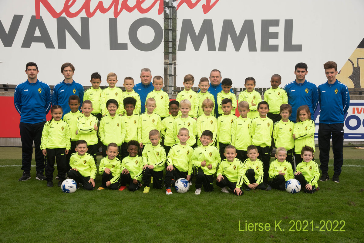 Ploegfoto Lierse K. U6-U7 seizoen 2021-2022